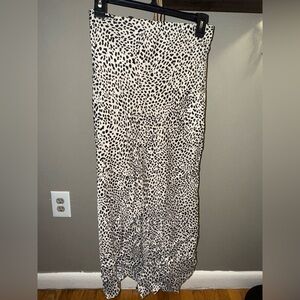 Leopard Print Maxi Skirt
